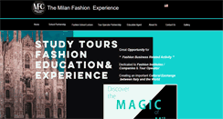 Desktop Screenshot of milanfashionexperience.com